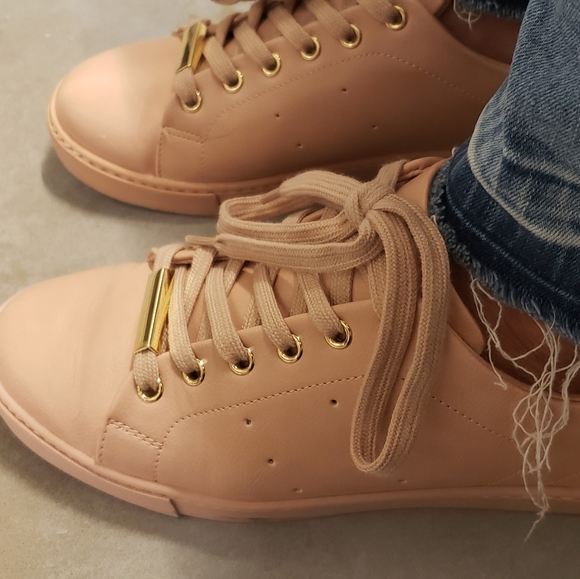 Aldo pink leather sneakers - Picture 4 of 6
